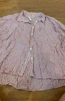 Women’s striped button down 
