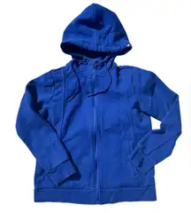 Figs women’s On-Shift Blue Hoodie full zip size M‎