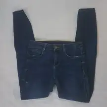 ZARA Trafaluc Blue Denim Skinny Jeans 4 Classic Preppy Winter Minimalist Party