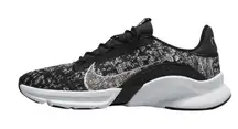 Nike SuperRep Go 3 Next Nature Flyknit Black White Sneakers Women Size 7.5‎