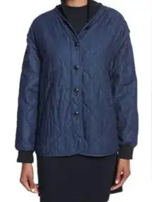 rag & bone Dark Blue Jean Quilted Puffer winter Jacket size M