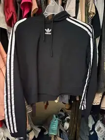 Crop top hoodie never worn size xs