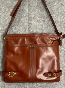 Vintage Philippe Leather Crossbody Bag Vintage Satchel‎ Shoulder Bag Mirror Boho