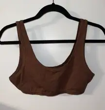 Organic Cotton Scoop Bralette