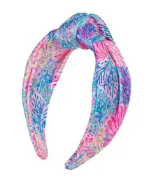 Lilly Pulitzer Colorful Knotted Headband "splash dance"