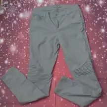 Prana gray moto jeans size 10