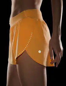 Lululemon Fast and Free High-Rise Classic-Fit Split Short 3" Rock Melon Large