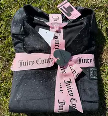 Juicy Couture Black and Pink Sleepwear Set size large