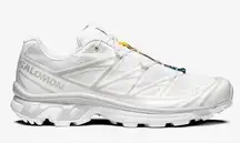 Salomon XT-6 Sneakers in White Lunar Rock Unisex Style W8.5/M7.5