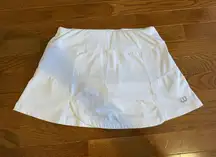 White Tennis Skort