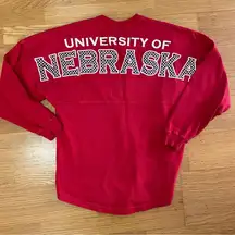 Spirit University of Nebraska Cornhuskers Logo College Football Sports Jersey