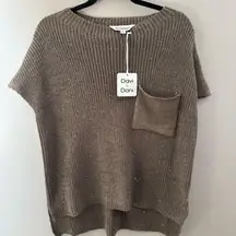 NWT Davi & Dani short sleeve sweater