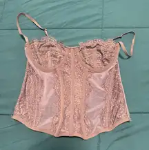 Out from under corset top M