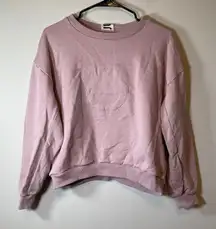 Sesame‎ Street Blush Pink Elmo Long Sleeve Sweater Size L