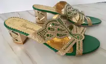 Embellished Sandals, Size 9