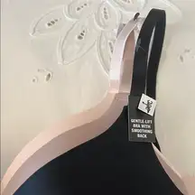 Steve Madden Black and Pink Contrast Bra