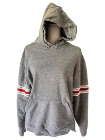 Montfort Gray Oversized Womens Hoodie Boxy Sweatshirt Size Medium
