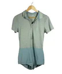 Outdoor Voices Women’s Players Polosuit Tennis Bodysuit in Mint Green Size M