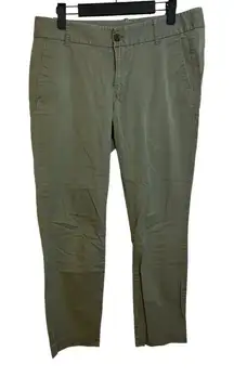 J.Crew Olive Green Frankie Khaki Pants