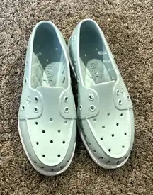 Sperry Ladies Topsider Light Seafoam Green Slip On Boat FloatingWater Shoes Sz 9