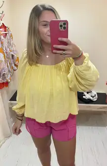 Boutique Yellow Top