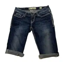 BKE Sabrina 25/0 shorts cutoff blue Jean Buckle Store women CHK-D‎