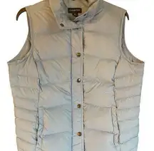 Lands' End Wome’s Light Blue Puffer Vest