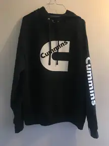 Cummins Hoodie Black Size Large