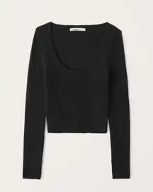 Abercrombie & Fitch Black Long Sleeve Tee