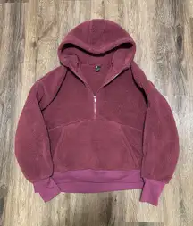 All in Motion Burgundy Sherpa 1/4 Zip