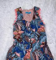 Tori Richard Express Yourself Rebekah Romper size Small Floral Preppy Print