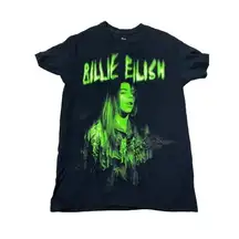 Billie Eilish black t shirt size small