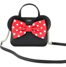 Kate Spade  Disney Minnie Mouse Minnieture Maise Crossbody Bag Saffiano Leather