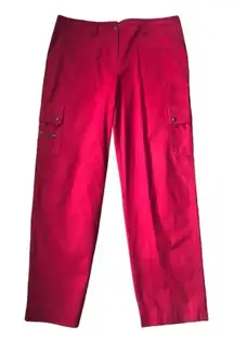 Lauren Ralph Lauren Straight Leg Cargo Pants 100% Cotton Casual Size 16X31”
