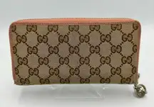 GUCCI GG Supreme Interlocking G Zip-Around Wallet