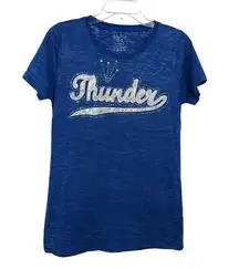 Blue 84 T-Shirt Womens XL Used Sparkly Thunder