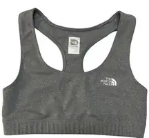 The North Face Vapor Wick Sports Bra Yoga Racerback Gray S