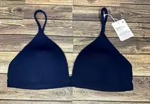 Lululemon Waterside Swim Top C Cup NWT Size 6 Small (True Navy)