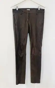 Brunello Cucinelli genuine leather pants