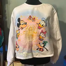 Disney cropped sweatshirt size xl