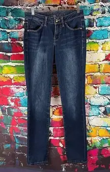 Jag Jeans Low Rise Slim Leg Size 2  Indigo Wash