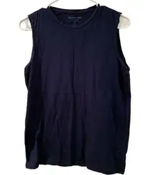 Everlane Navy Blue Sleeveless Top