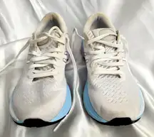 Asics Gel-Kayano 27 Running Sneaker WOMENS 9white/blue/purple