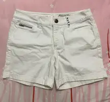 Studded “Lived In And Loved” Denim Shorts