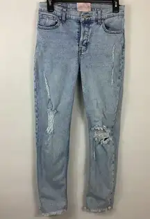 Revice Buttonfly Distressed Jeans Size 28