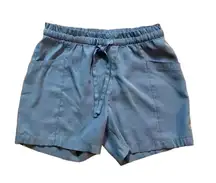 Old Navy Mount Shasta Soft Fashion Blue Comfy Shorts Womens Medium