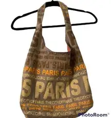 Robin Ruth Paris Tote 100% Canvas Orange Lining