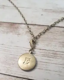 Lia Sophia Necklace with E Initial