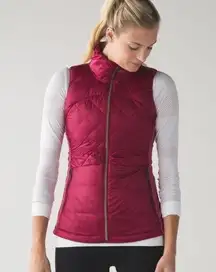 Down for a Run Down Vest Berry