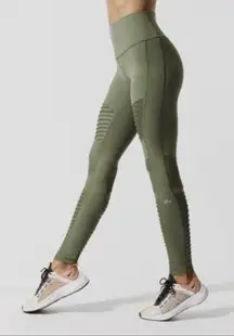 ALO Yoga Forest Green Leggings MR Moto